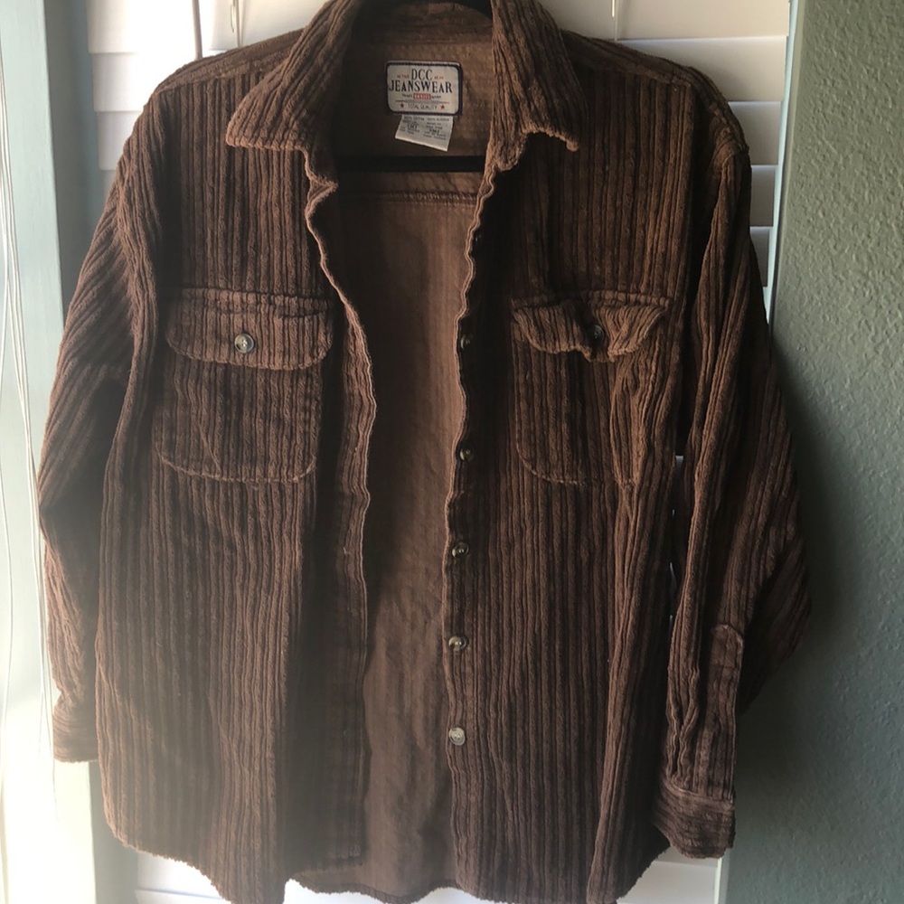 Corduroy button up